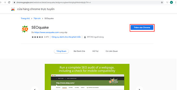 01-b2-an-nut-them-vao-chrome-de-cai-dat-addon Bước 2: ấn nút thêm vào chrome để cài đặt Addon SEOquake