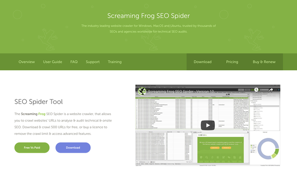 Cách tải ScreamingFrog từ trên mạng về