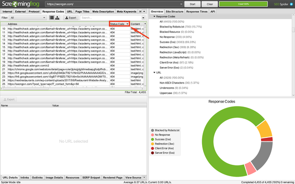 hướng dẫn tra cứu tất cả link website bằng screamingfrog