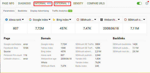 12-internal-external-tren-seoquake Internal link và External link
