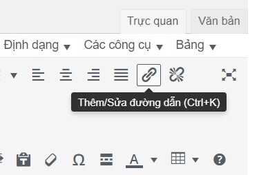 thêm đường dẫn vào bài viết