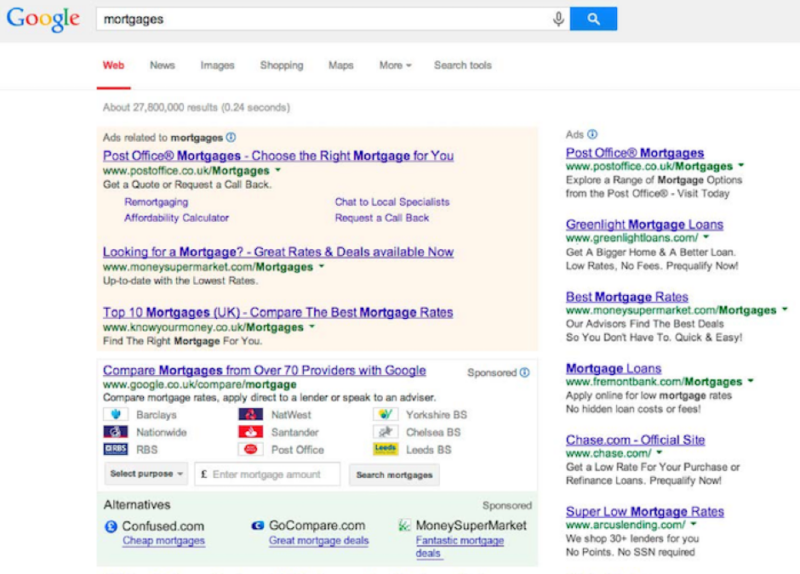 Vị trí top 1 Google