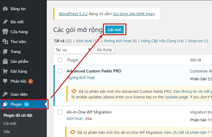 Cài đặt Schema Pro
