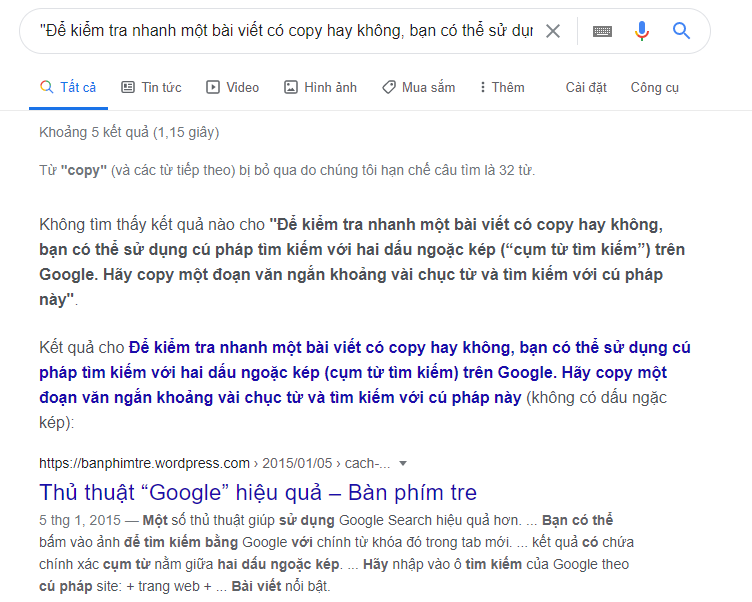 kiem-tra-noi-dung-trung-lap-tren-google Kiểm tra nội dung trùng lặp trên Google