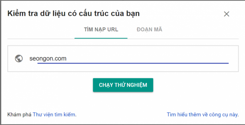 Kiểm tra Schema