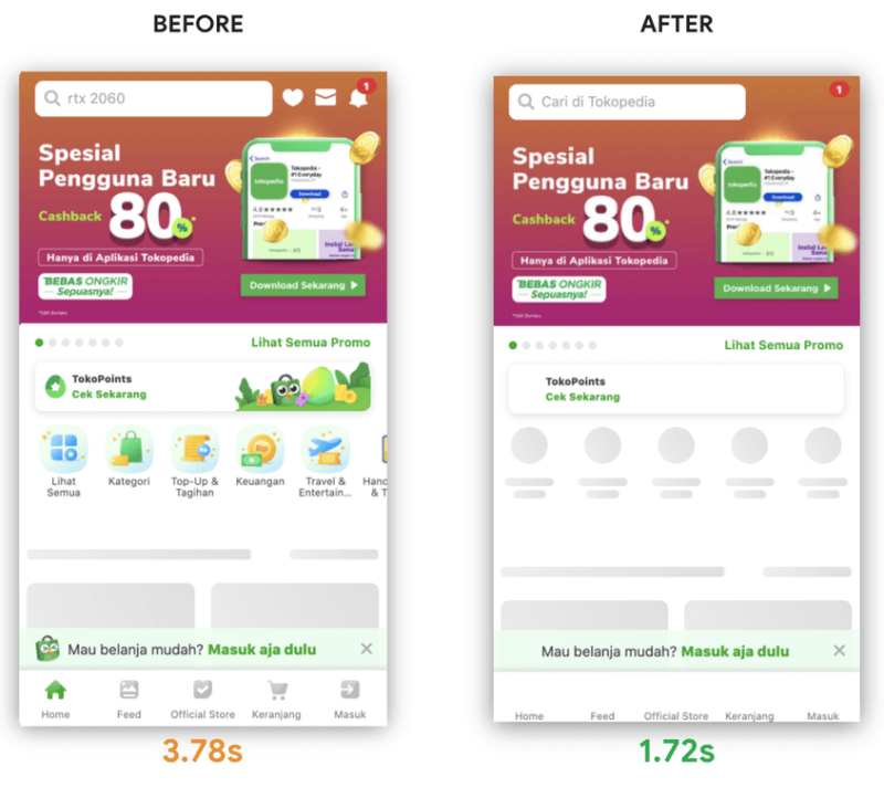 tokopedia - Case Study Core Web Vitals